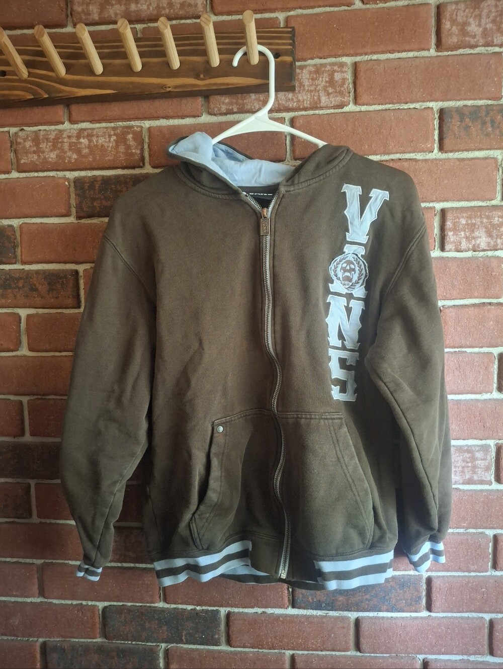 Vans Brown Zip Hoodie